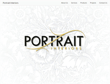 Tablet Screenshot of portraitinteriors.com